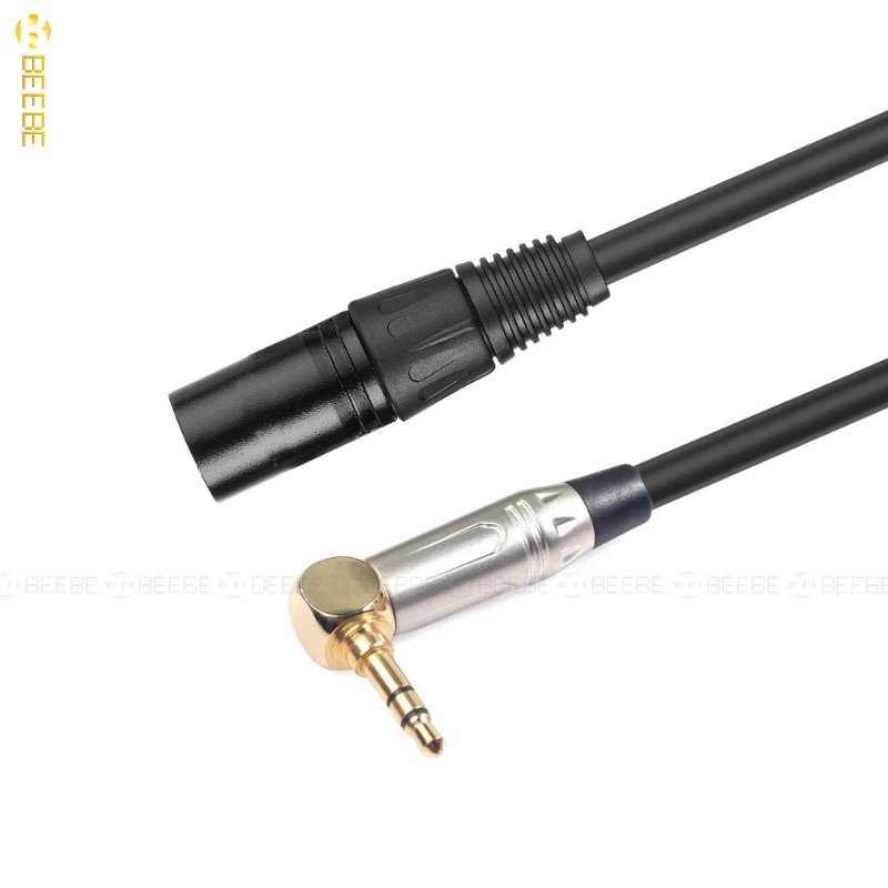 Transhine DC-03 - Cáp Tín Hiệu Audio cho Transmitter, Kết Nối Máy Quay XLR - 3.5mm, Dài 0.3m.