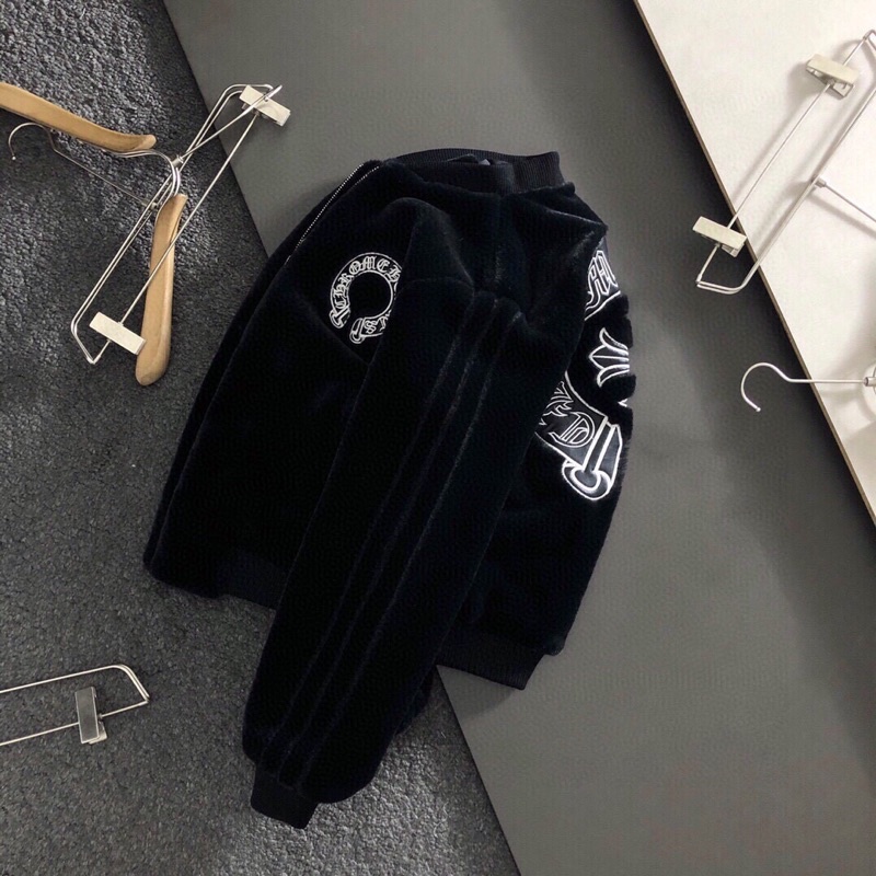 Áo khoác lông cho nam dáng bomber thương hiệu Chrom Heats cao cấp