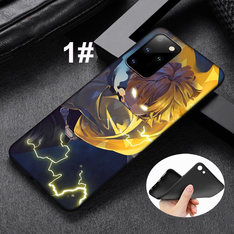 Ốp Điện Thoại Dẻo Họa Tiết Hoạt Hình Demon Slayer Zenitsu Cho Samsung Galaxy A11 A12 A22 A32 M21 M30s J4 Core A82 A9 GA50