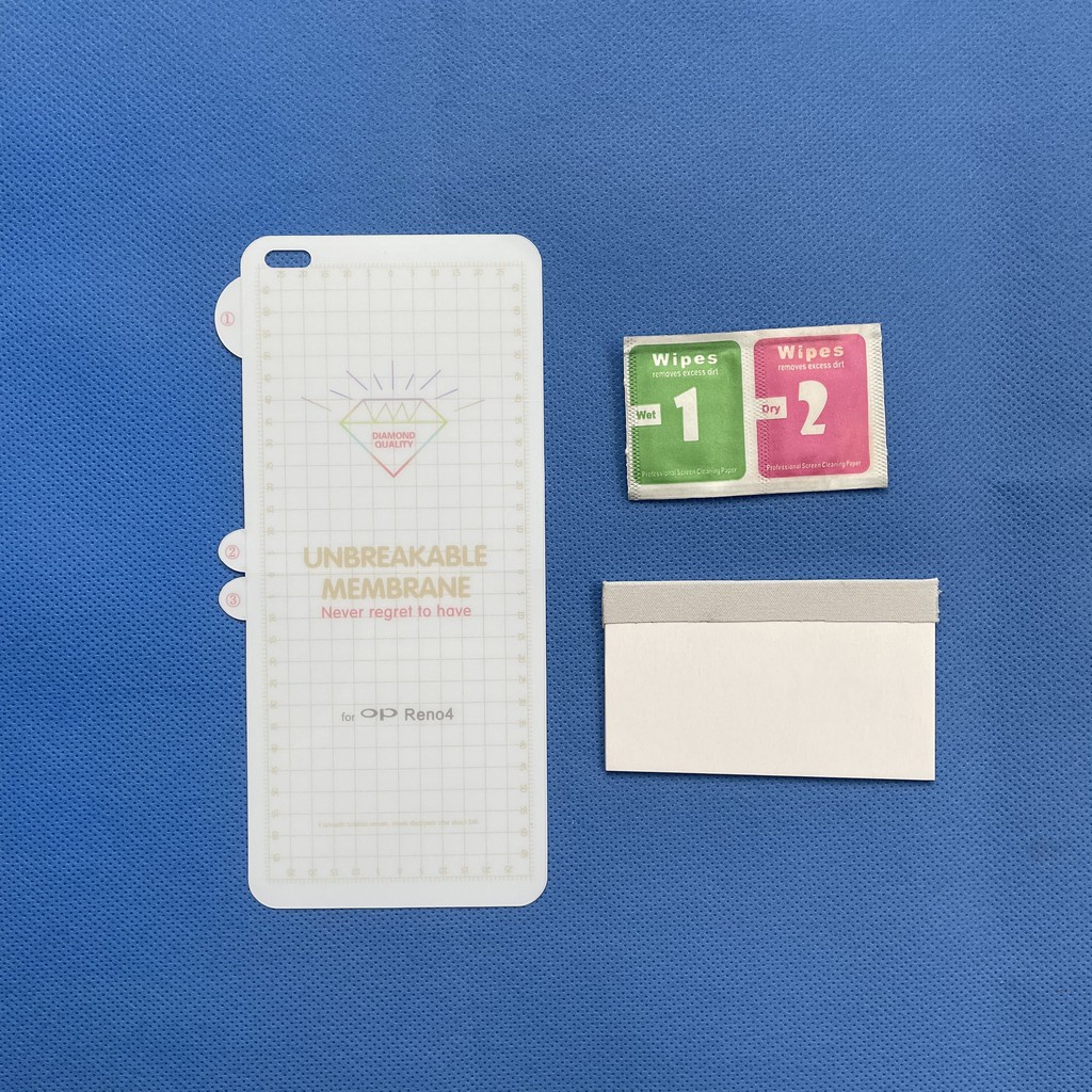 Dán Dẻo PPF mặt trước cho Oppo Reno 3 Pro, Reno4, Reno 4 Pro, Reno 5, Reno 5 Pro + gạt dán