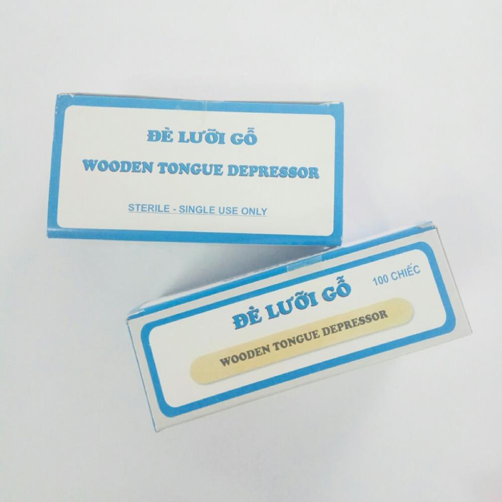 [Đồ dùng trẻ em] 02 que đè lưỡi tiệt trùng