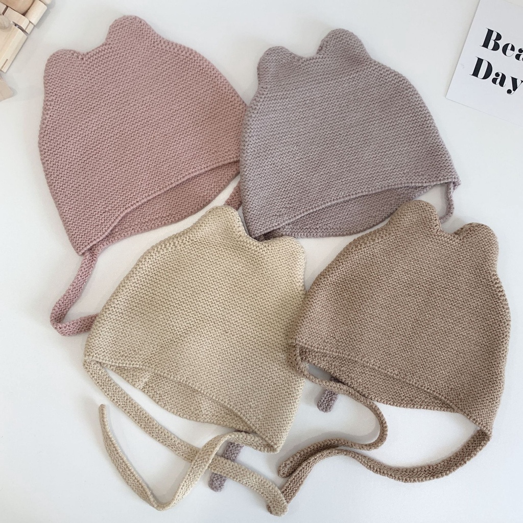Mũ len cho bé phong cách hàn quốc 3-24 tháng m46 - ảnh sản phẩm 5