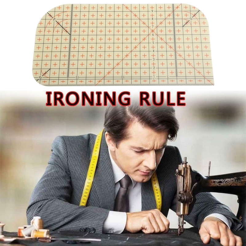 Thước Ủi Quần Áo Chống Trượt Bằng Nhựa Resin Màu Vàng
