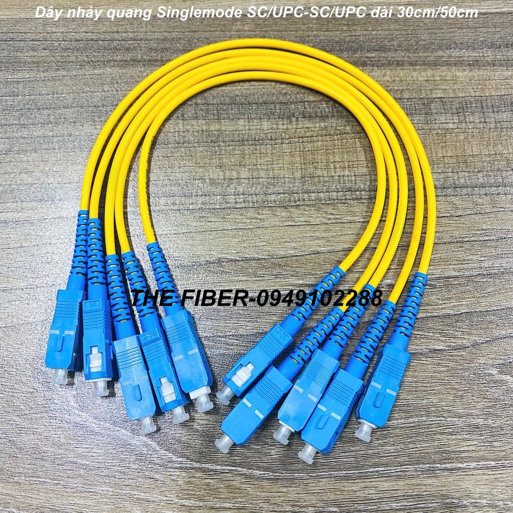 Dây nhảy quang đơn mốt SC/UPC-SC/UPC dài 30cm/50cm