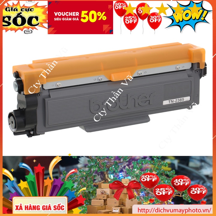 Hộp mực in BROTHER TN2385 dùng cho máy in HL 2366DW MFC L2701DW 2321D 2361DN  chất lượng bản in đẹp kholinhkienmayin