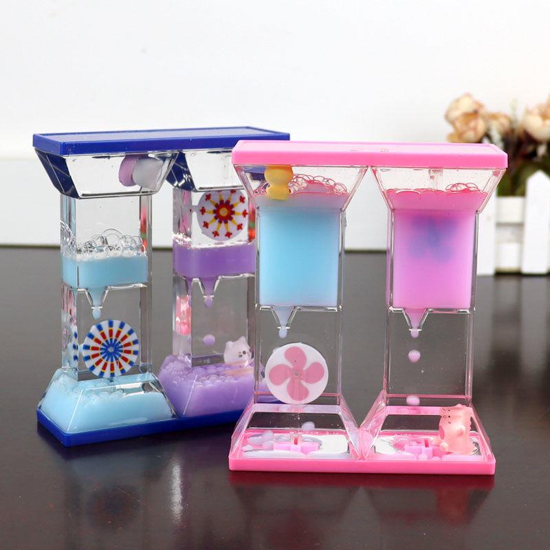 Đồng Hồ Cát Dạng Lỏng Hình Giọt Nước Trang Trí Phòng Khách / Phòng Ngủ Cho Bé