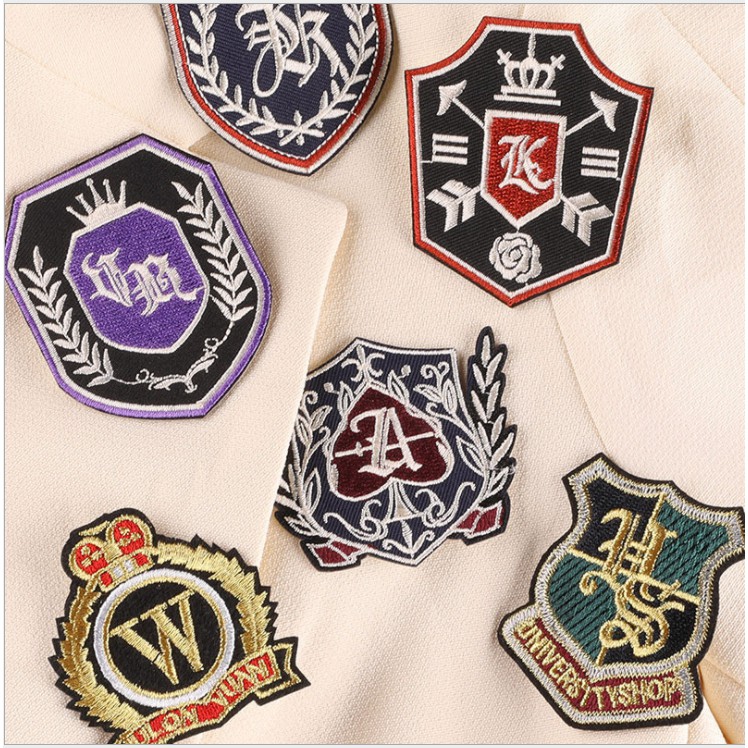 Sticker thêu, patch thêu dán quần áo, mũ, nón