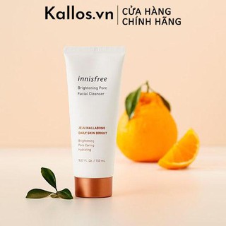 Sữa rửa mặt Innisfree Brightening Pore Facial Cleanser 150ML - Kallos Vietnam