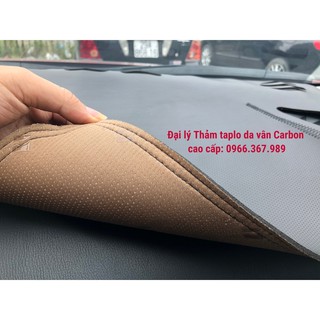 Thảm Taplo Da vân Carbon cao cấp xe FORD RANGER