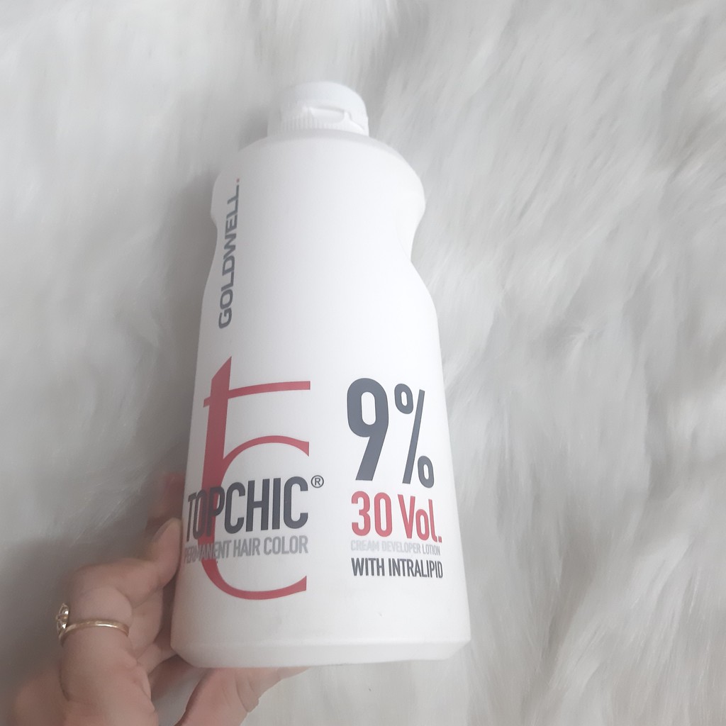 DUNG MÔI PHA MÀU NHUỘM TOPCHIC OXY GOLDWELL 1000ML