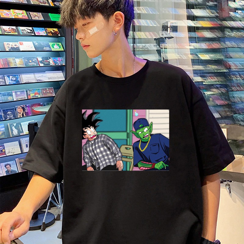 ÁO THUN TAY LỠ NAM NỮ SONGOKU FUNNY