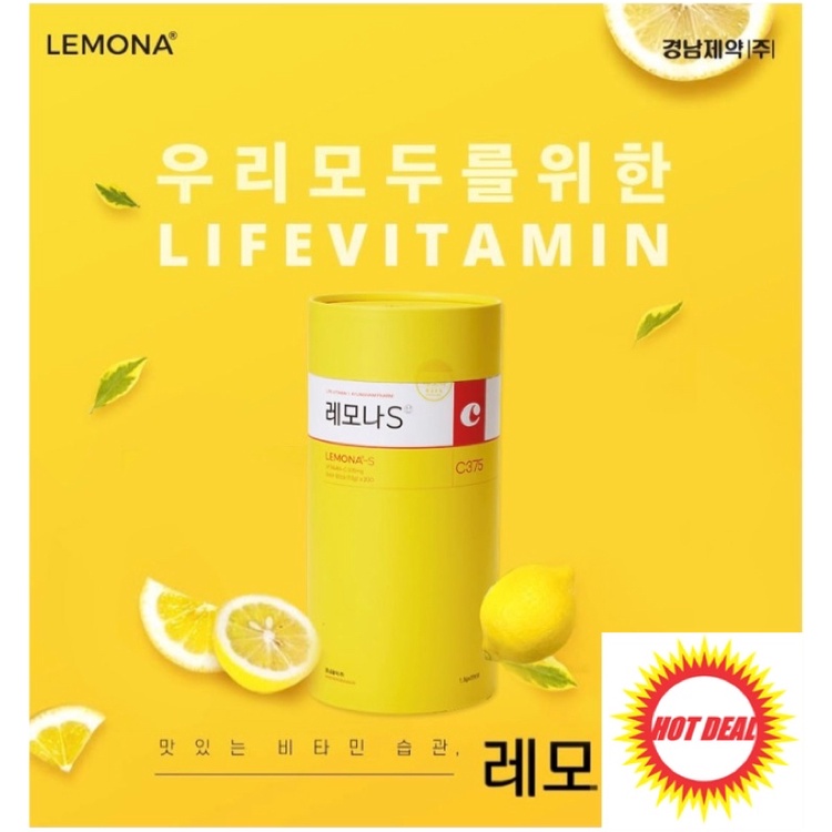 Vitamin c Lemona Hàn Quốc. Bán gói lẻ 10 túi 비타민 C 레모나