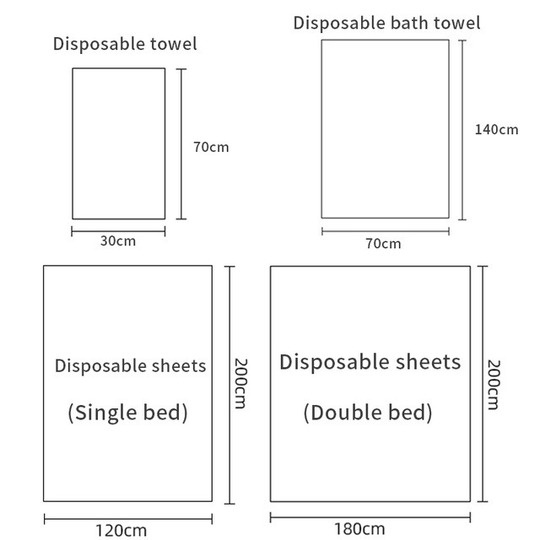 Khăn tắm dùng 1 lần tiện lợi cho du lịch