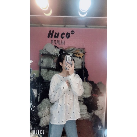 Áo Babydoll Hoa Nhí 2 Màu Tay Bồng Dài NữSơ mi form rộng giấu quần màu trắng bánh bèo tiểu thư Ulzzang Vintage Hottrend