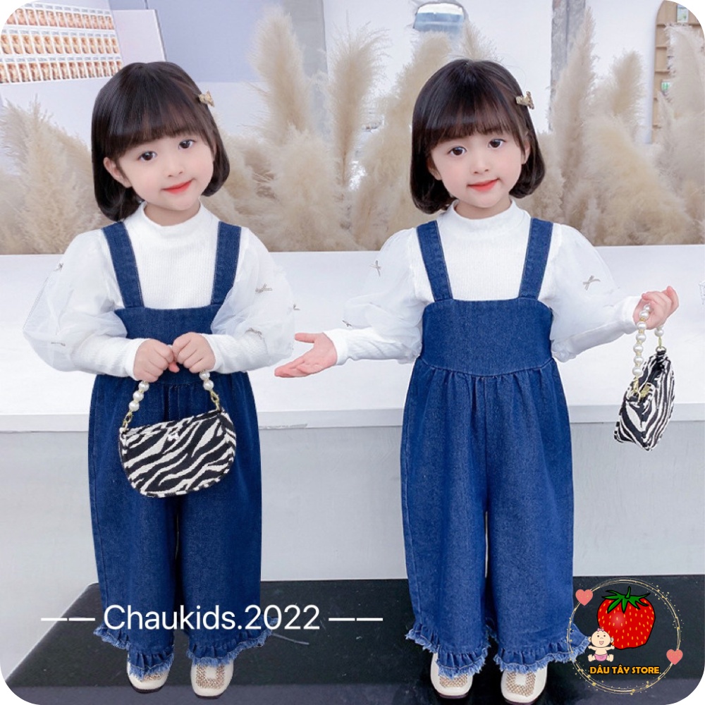 Sét Yếm Jean Trẻ Em Yêm Bò Cho Bé Trai Và Bé Gái Từ 10Kg Đến 21Kg Mặc Đi Chơi Đi Học Thời Trang Trẻ Em