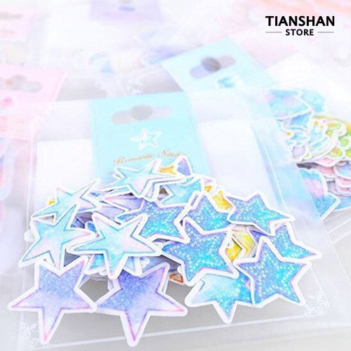 Set 70 Miếng Dán Trang Trí Xinh Xắn