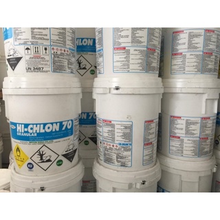 TÚI 1kg 500gr Hóa chất BỘT KHỬ TRÙNG KHỬ KHUẨN chlorine, clorin 70, clo bột tách thùng 45kg