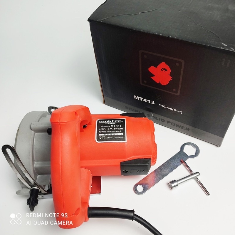 Máy Cắt Gạch Cắt Đá 110mm MAKTEC MT413 Côngg Suất 1200W