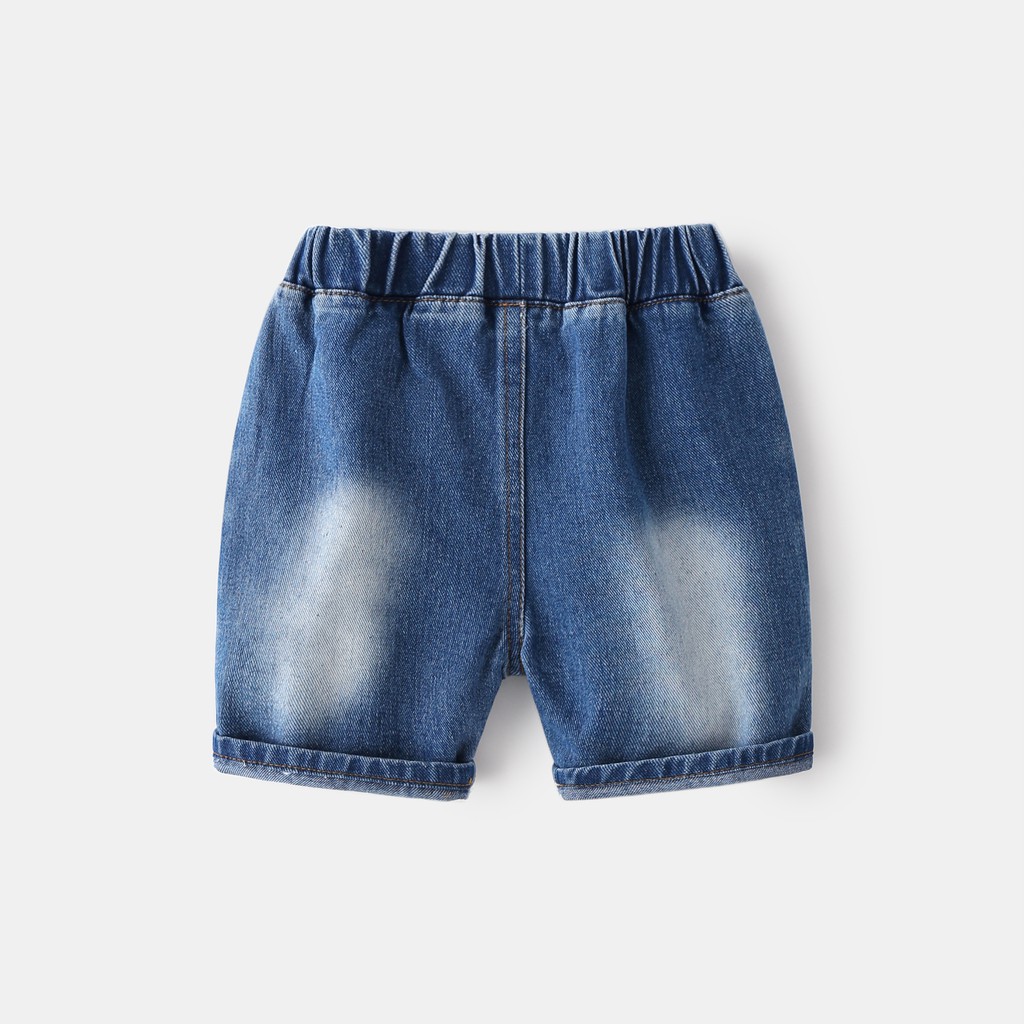 Quần Short bò bé trai chất jean cao cấp - Hãng 27kids