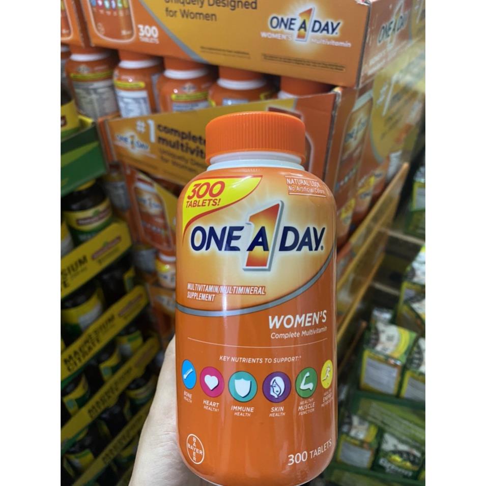 2023 Mẫu Mới Viên Uống Vitamin Tổng Hợp One A Day Women's 300v - Mỹ