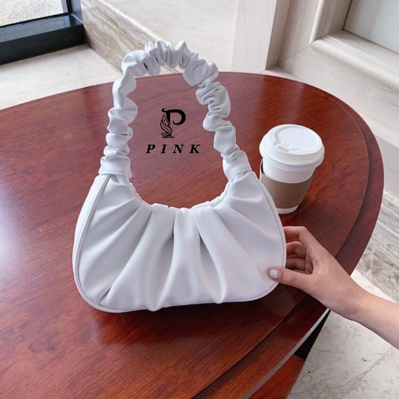Túi xách kẹp nách nhăn , Túi xách nữ giá rẻ phong cách thời trang cực xinh P03 -  Pink Shop | BigBuy360 - bigbuy360.vn