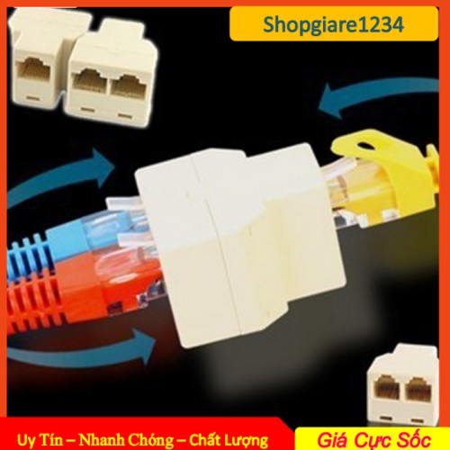 Đầu nối mạng RJ45 từ 1 ra 2 - Đầu chia mạng 1 RA 2