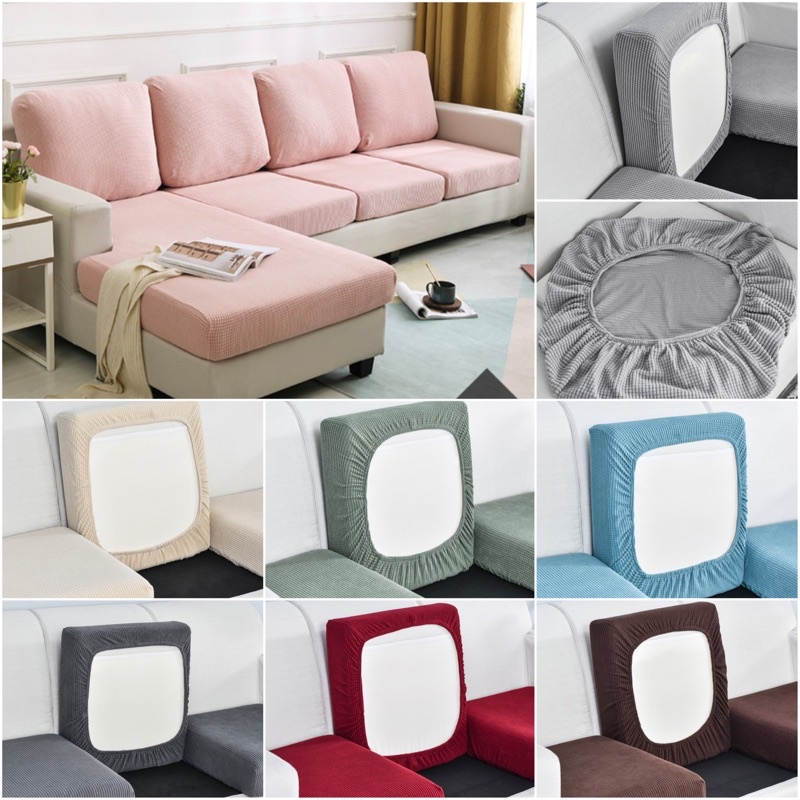 Bọc Đệm Bọc Gối Nhung Gân Cho Ghế Sofa Trang Trí Nhà Cửa