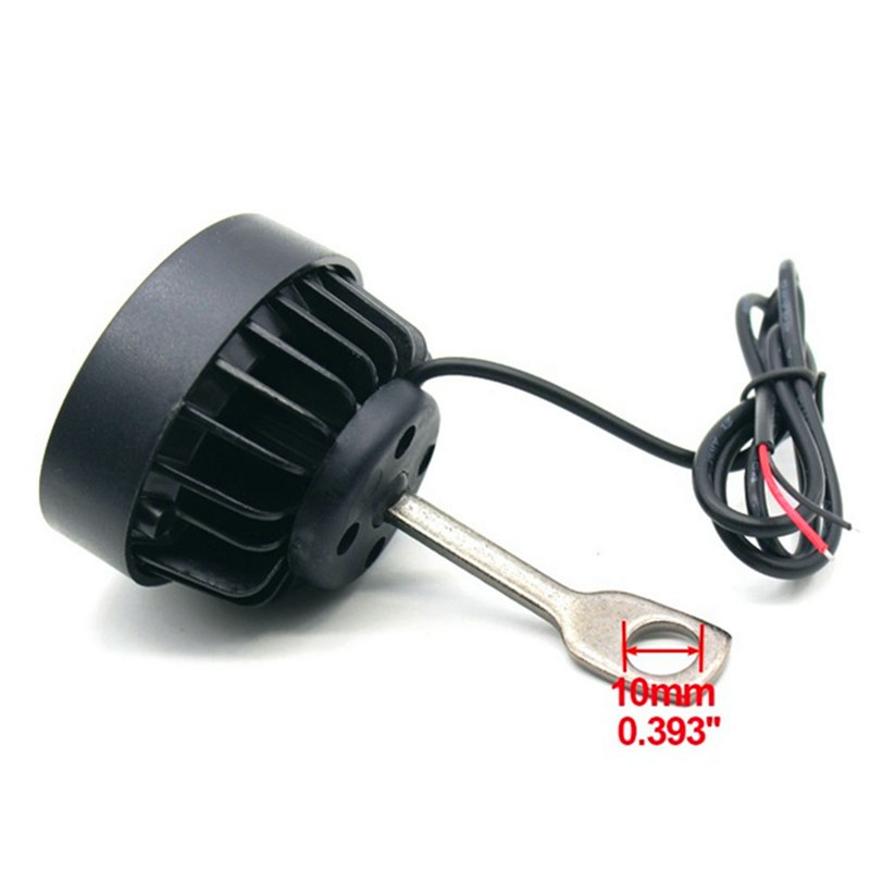 Set 2 Đèn Pha Sương Mù Gắn Gương Chiếu Hậu Xe Mô Tô