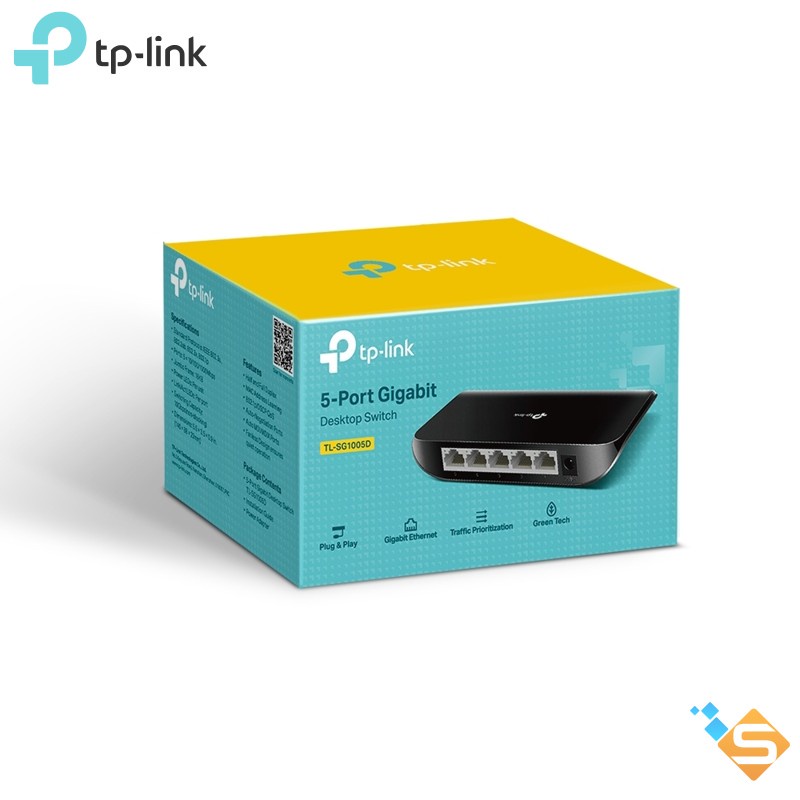 Bộ Chia Mạng Giagabit Switch 1000Mbps TP-Link 8 &amp; 5 cổng TL- SG1005D 5 TL-SG1008D - Bảo Hành Chính Hãng 12 Tháng