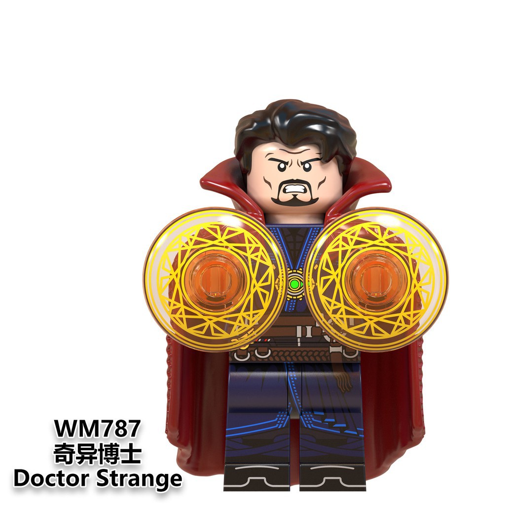 Đồ Chơi Minifigures  DC Các Mẫu Nhân Vật Thanos Ironman Black Panther War Machine Doctor Stranger WM6072