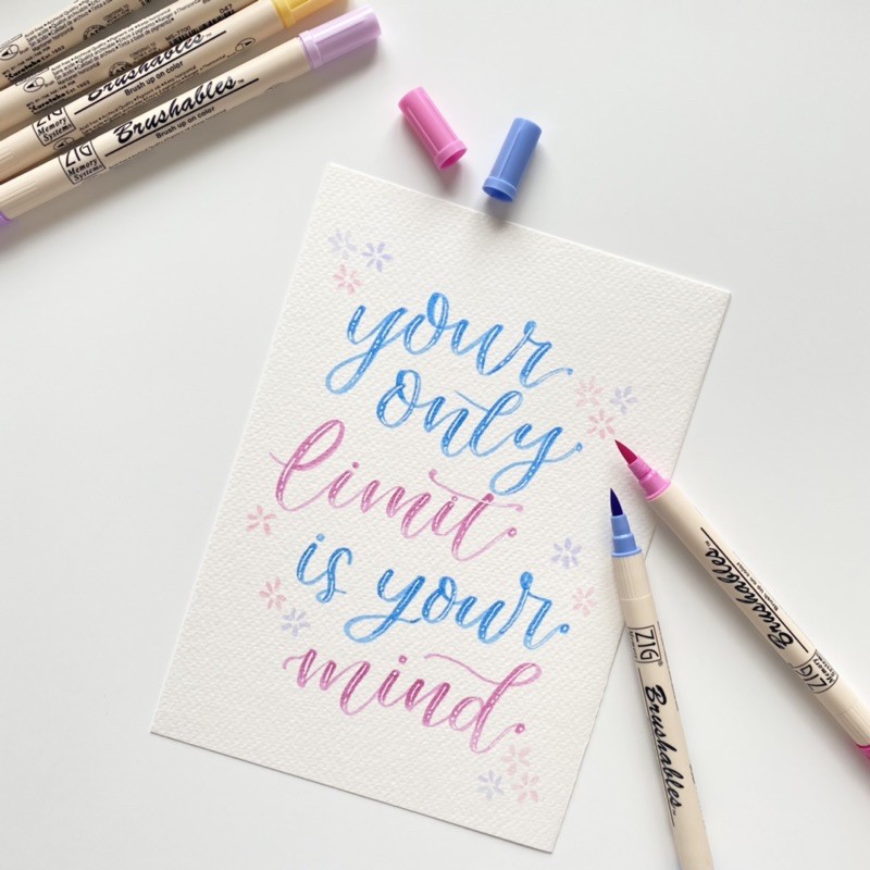 Bút brush ZIG Brushables