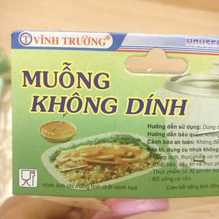 vá xới cơm chống dính có nơ nhiều màu hiệu vĩnh trường non stick rice coop