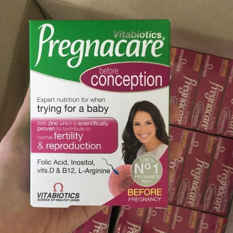 UK-Viên uống bổ sung trước khi mang thai cho nữ Pregnacare Conception hộp 30 viên