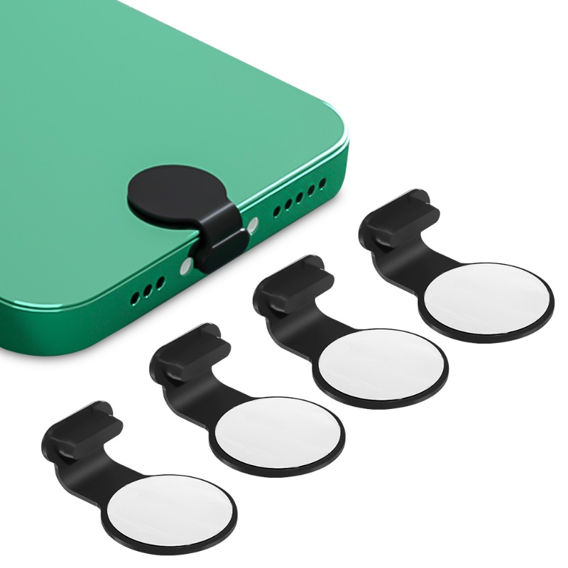 Nắp Đậy Cổng Sạc Điện Thoại Iphone Android Type-C Bằng Silicon Chống Thấm Nước / Bụi Bẩn / Dấu Vân Tay Tiện Dụng
