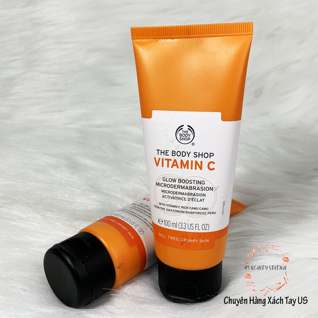 Tẩy tế bào chết The Body Shop Vitamin C Glow Boosting Microdermabrasion