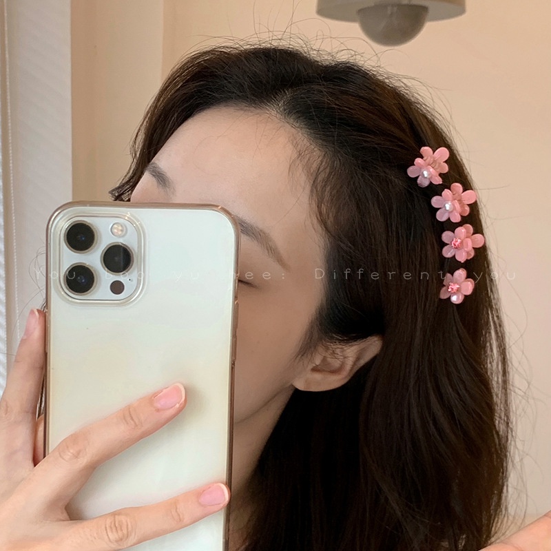 Kẹp Tóc Tender Afternoons Đính Hoa Xinh Xắn Thời Trang Hàn Quốc Cho Bé Gái