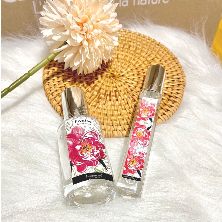 Nước hoa Pháp Fragonard hương mẫu đơn Pivoine 20ml hàng Pháp đủ bill