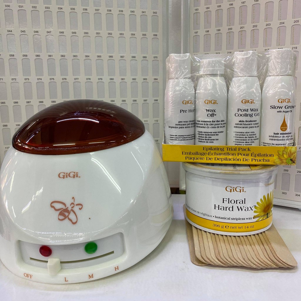 Bộ Dụng Cụ Tẩy Lông Chính Hãng GiGi, Gồm Máy Làm Ấm Sáp Bằng Điện Kèm Sáp Tẩy Lông , Và Bộ Dưỡng Da Vệ Sinh Sau Khi Wax | BigBuy360 - bigbuy360.vn