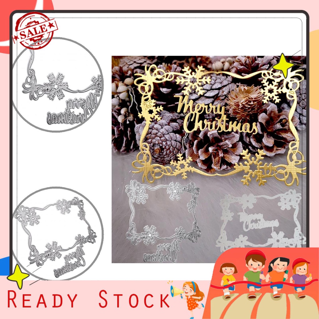 Miếng cắt chữ bằng thép carbon thoải mái để trang trí giáng sinh