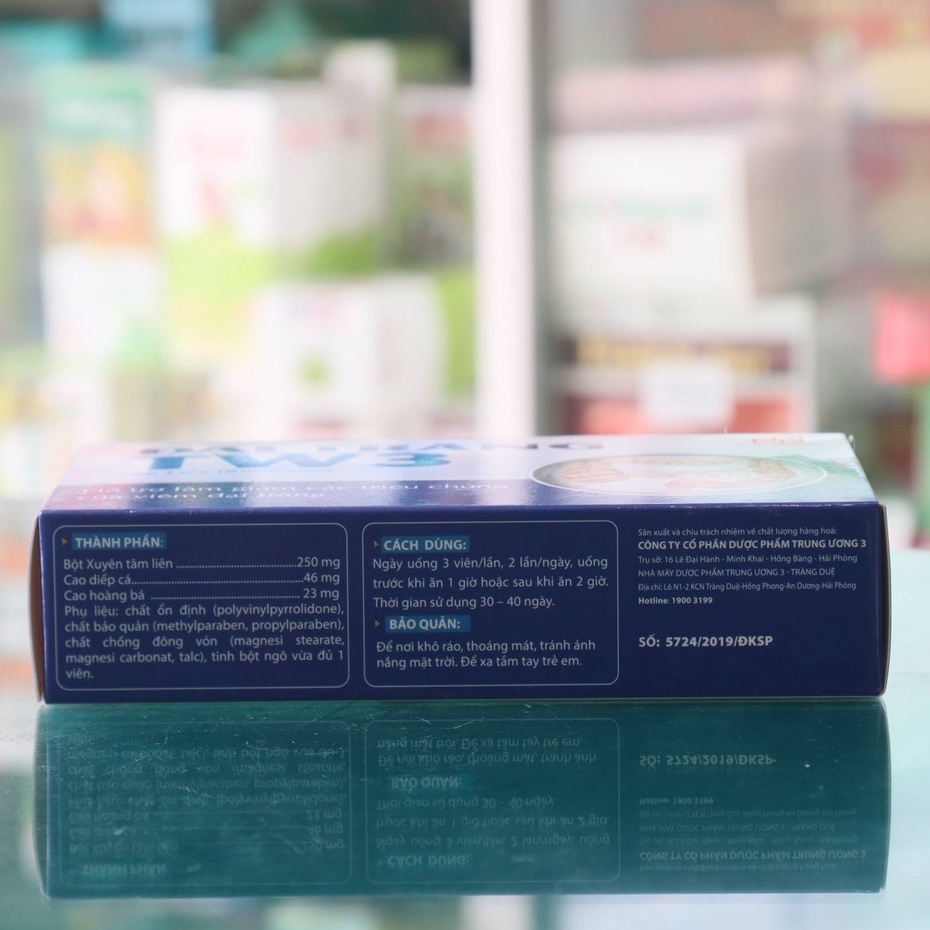 Đại tràng TW3 – Hỗ trợ điều trị viêm đại tràng, giảm rối loạn tiêu hóa (Hộp 20 viên)