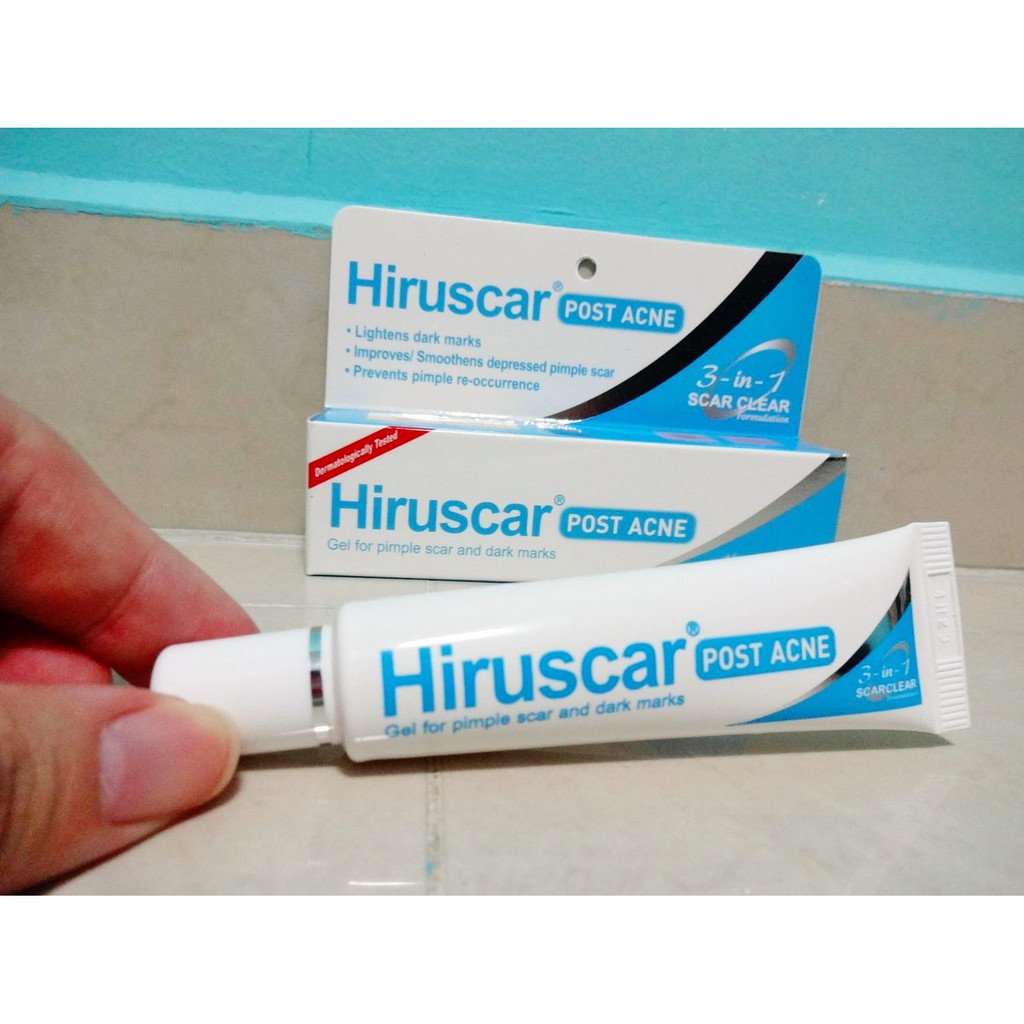 (CHÍNH HÃNG) Hiruscar Post Acne - Gel Làm Mờ Sẹo Mụn Và Thâm Mụn
