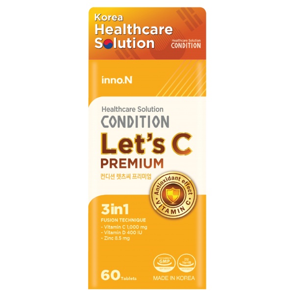 Viên uống  CONDITION LETS C PREMIUM – Bổ sung Vitamin C, Kẽm và Vitamin D