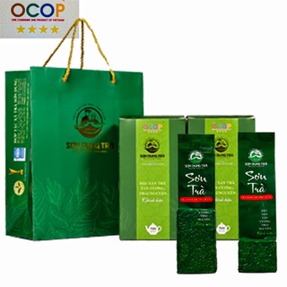 Trà tân cương thái nguyên | trà đinh thượng hạng | sơn trà | 100% búp trà xanh | gói 100g hút chân không