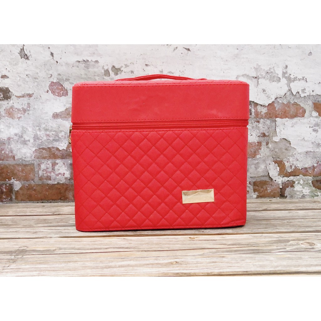 Túi đựng dụng cụ làm Nail MI LANLEO - Hộp đựng đồ làm nail 4 ngăn thanh trượt tiện lợi, gọn nhẹ - Sushi Nail Mi