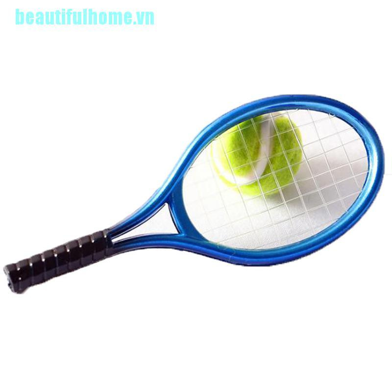 Bộ 2 Vợt Tennis Tỉ Lệ 1: 6 1: 12 Dành Cho Búp Bê