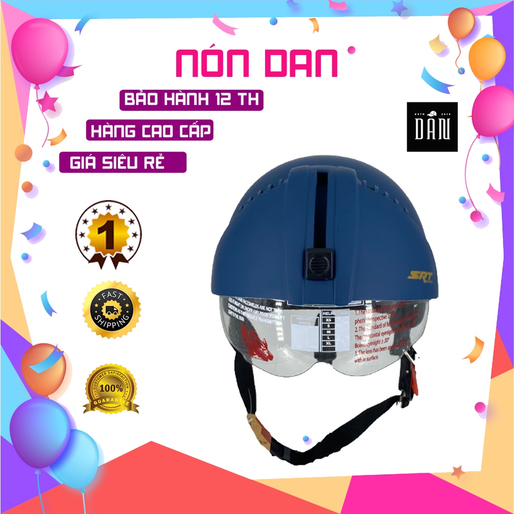 NÓN BẢO HIỂM DẤU KÍNH TRƠN