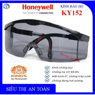Kính bảo hộ vuông thợ hàn đen Kings KY152 chống văng bắn, chống bụi, chống lóa, bảo vệ mắt