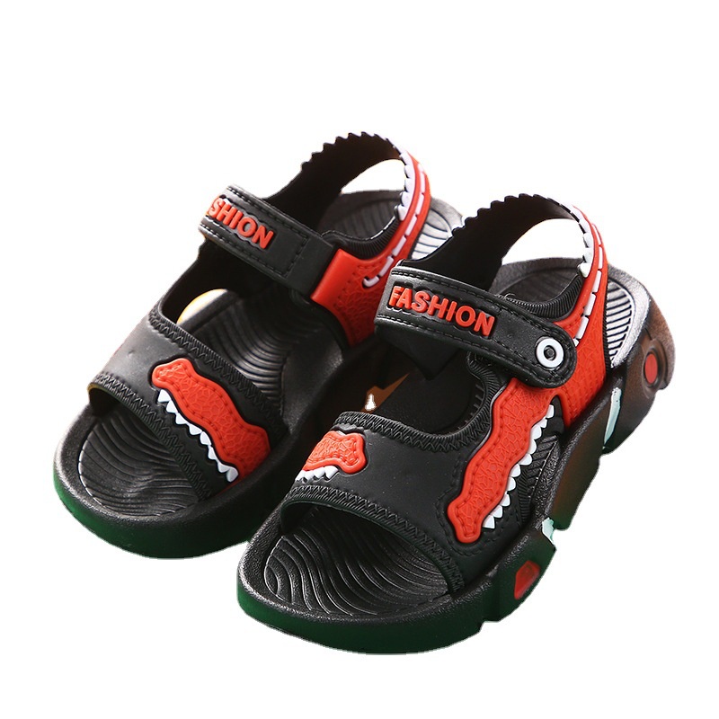 Xăng đan Đế Mềm Chống Trượt Thoáng Khí Thời Trang Mùa Hè Cho Bé Trai