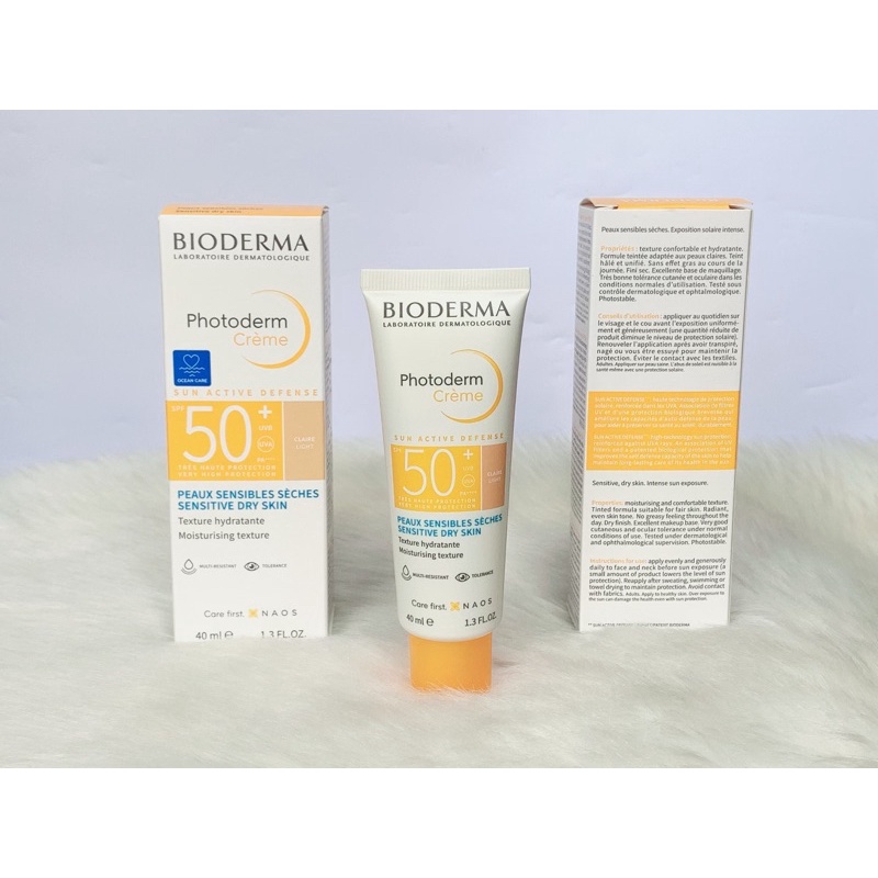 Kem chống nắng Bio cream có màu spf50 40ml