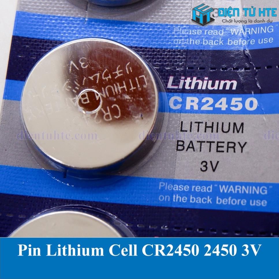 Pin Lithium Cell CR2450 2450 - CR2430 2430 3V